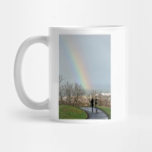 A rainbow seen from Calton Hill, Edinburgh Mug